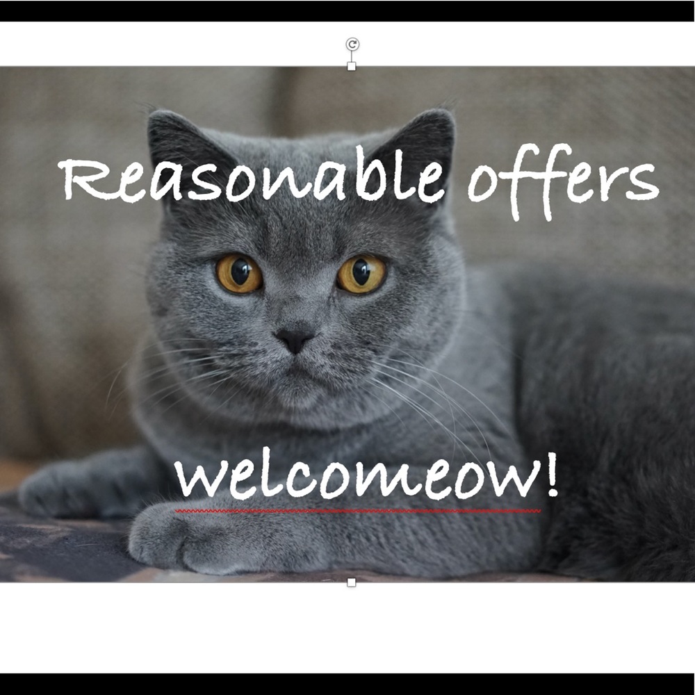 Reasonable offers welcome